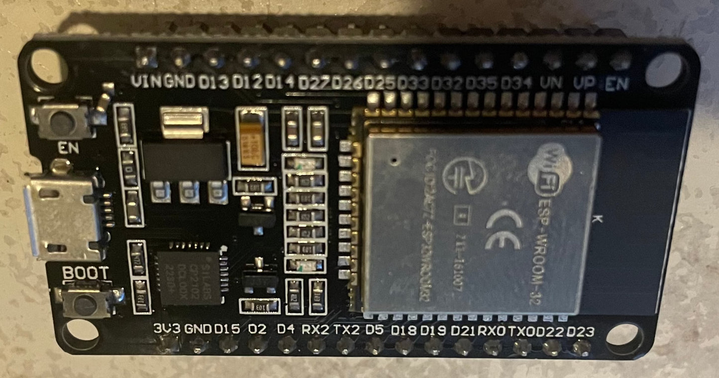 ESP32 Development Board with ESPHome Bluetooth Proxy Installed In 3d Printed Case